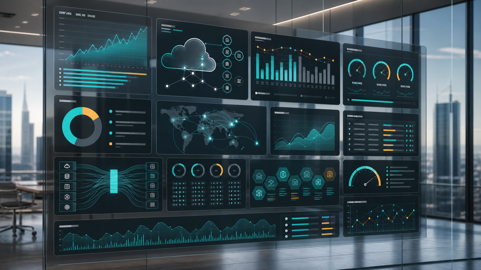 AI and cloud strategy executive dashboard
